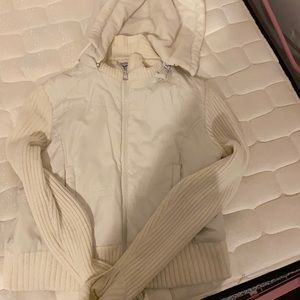 Cropped White Ashley By 26 International Coat